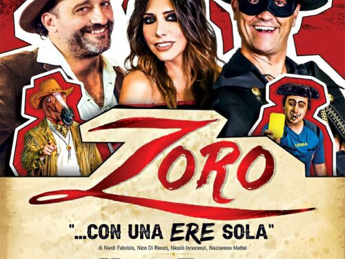 Da mercoledì 3 novembre a domenica 28 novembre va in scena al Teatro Tirso de Molina in Roma “Zoro…con una ere sola”, spettacolo di Pablo e Pedro