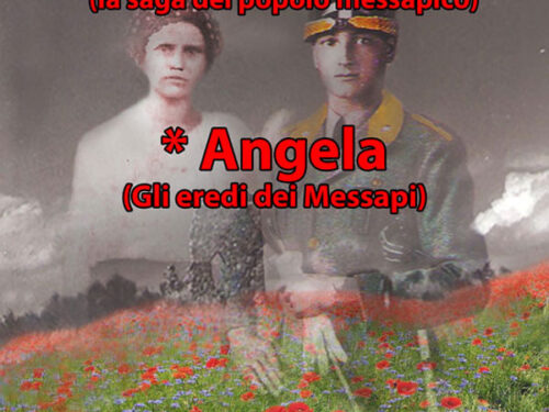 Angela (Gli eredi dei Messapi) è il primo volume di Angeli in ginocchio – La saga del popolo messapico della scrittrice Bruna Spagnuolo