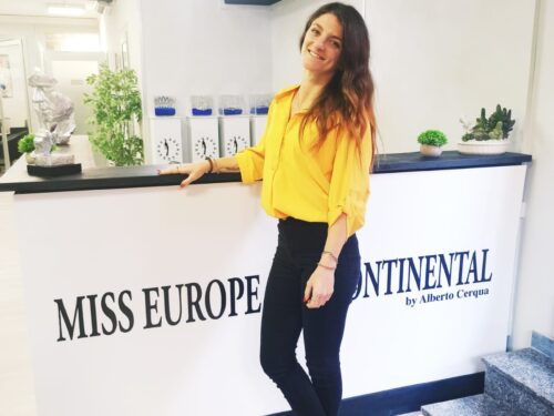 Emanuela De Martino dietro le quinte della nuova edizione di ” Miss Europe Continental “