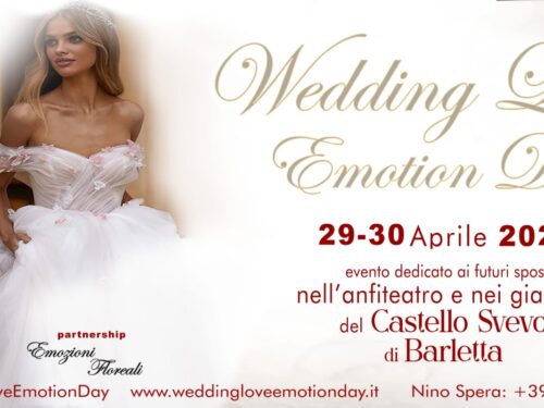 Tutto pronto per la “Wedding Love Emotion Day”. Uno straordinario evento ideato da Nino Spera, figura di spicco del mondo del wedding.